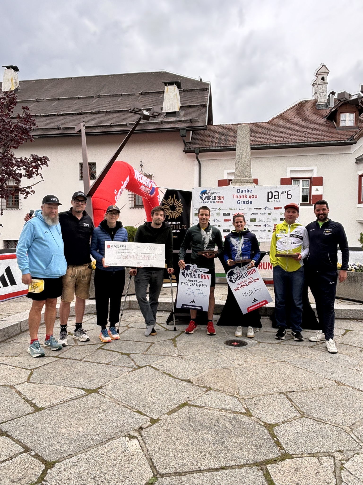 Sporthilfe-Team beim beim Wings for Life Run mit dabei